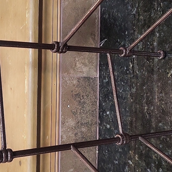 Large 21.25" 6 CANDLE HOLDERS METAL PIN BASE FOR COLUMN CANDLE - Picture 4 of 6